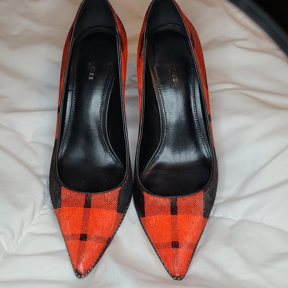 Coach Tamera Plaid Haircalf